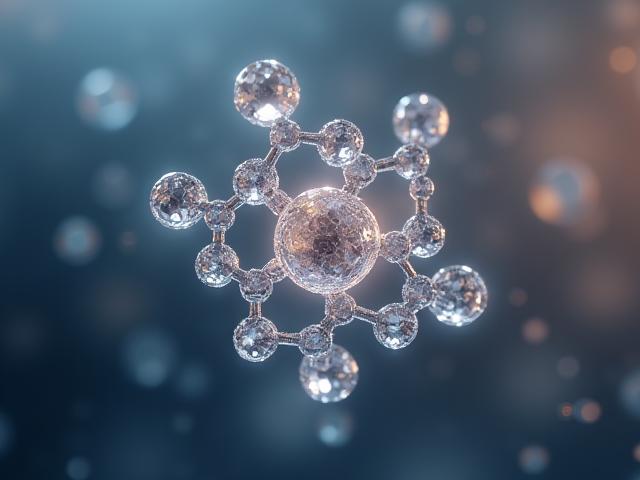 Représentation moléculaire stylisée de l'Ambroxan