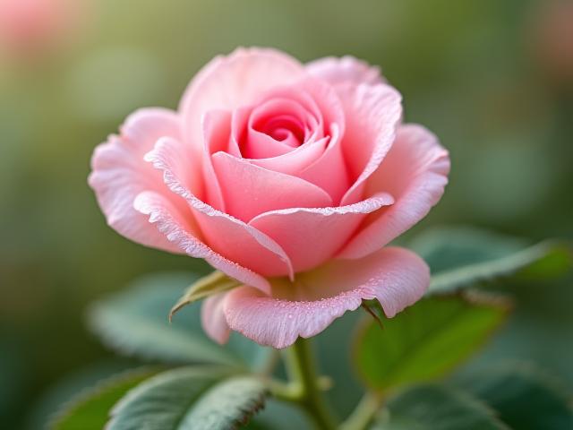 Rose de Mai en pleine floraison à Grasse